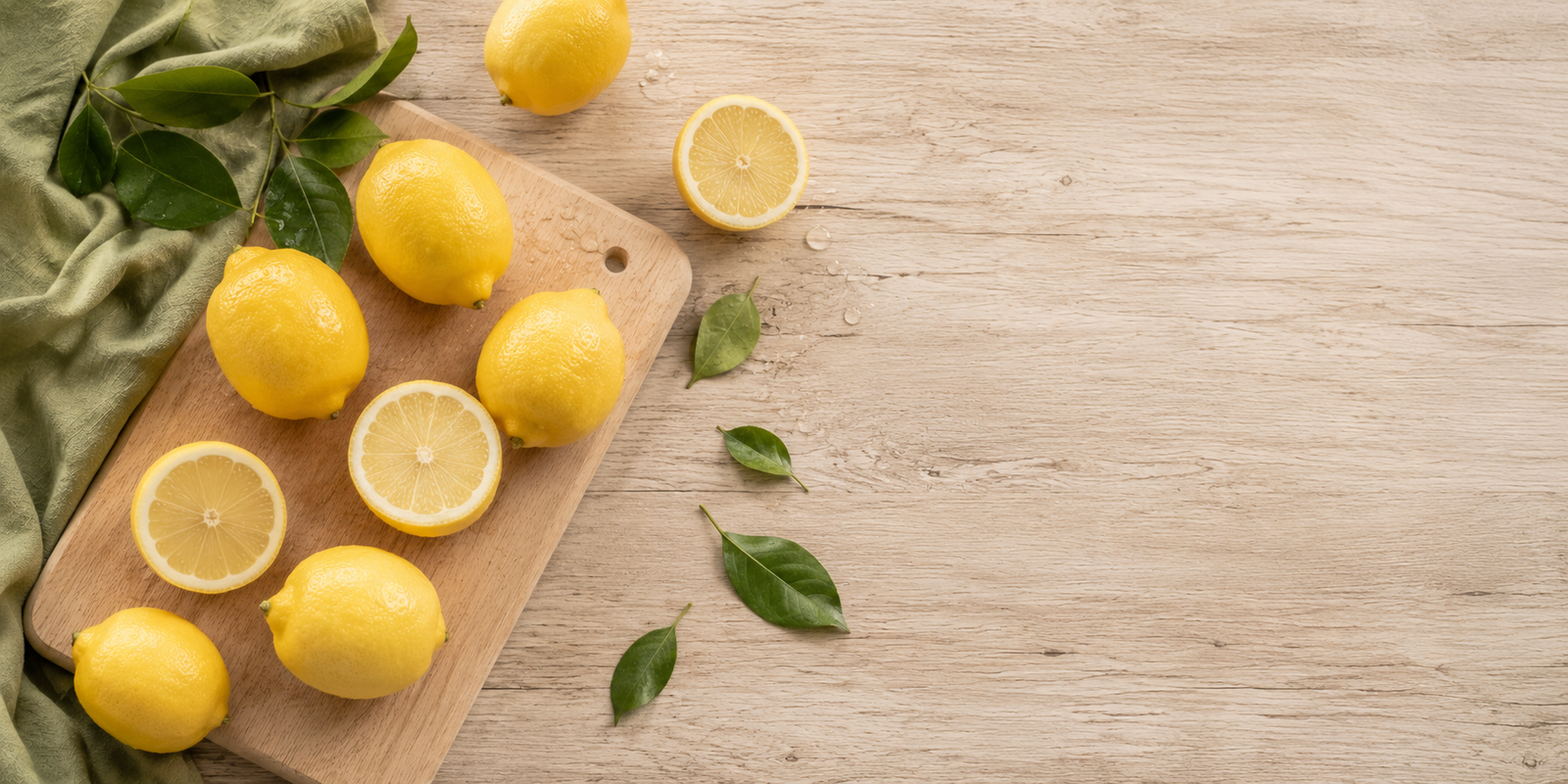 Fresh lemons