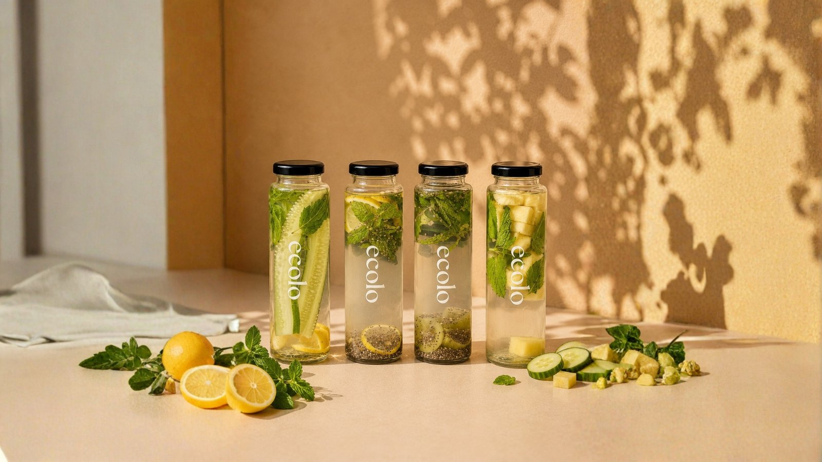 Ecolo fresh detox drink collection