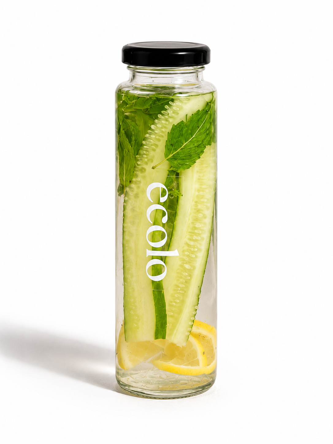 Cucumber and lemon detox drink